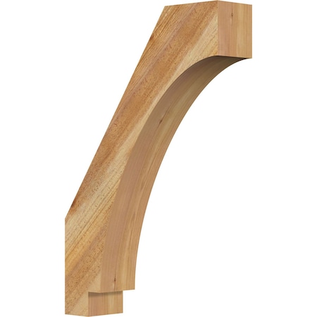 Ekena Millwork 4"W x 16"D x 24"H Imperial Rough Sawn Knee Brace, Western Red Cedar BRC04X16X24IMP00RWR